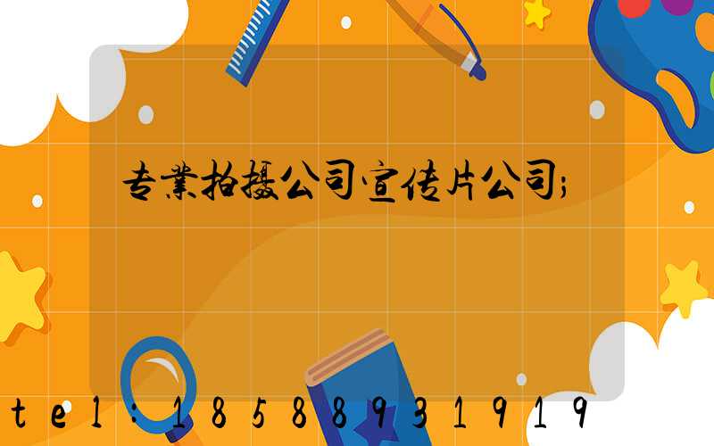 专业拍摄公司宣传片公司