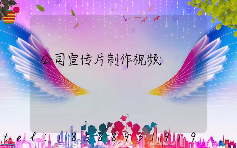 公司宣传片制作视频