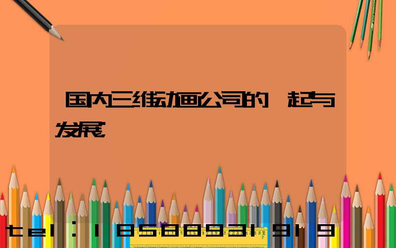 国内三维动画公司的崛起与发展